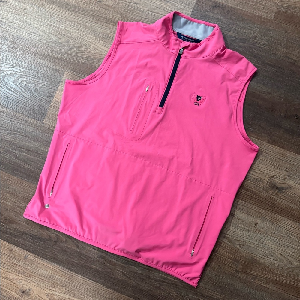 Peter Millar Crown Crafted Flex Adapt Half Zip Pullover Vest Sz L 1878 Rockaway‎